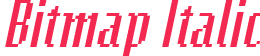 Bitmap Italic